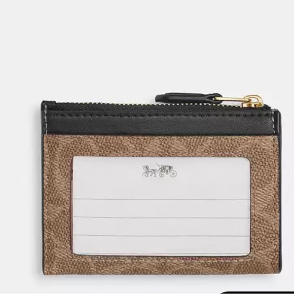 COACH skinny zip card case - Picture 2 of 4